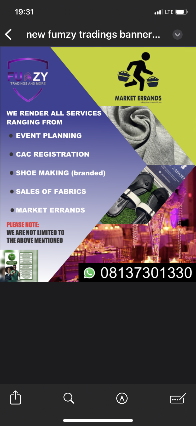 FUMZY TRADINGS &MORE Store Banner