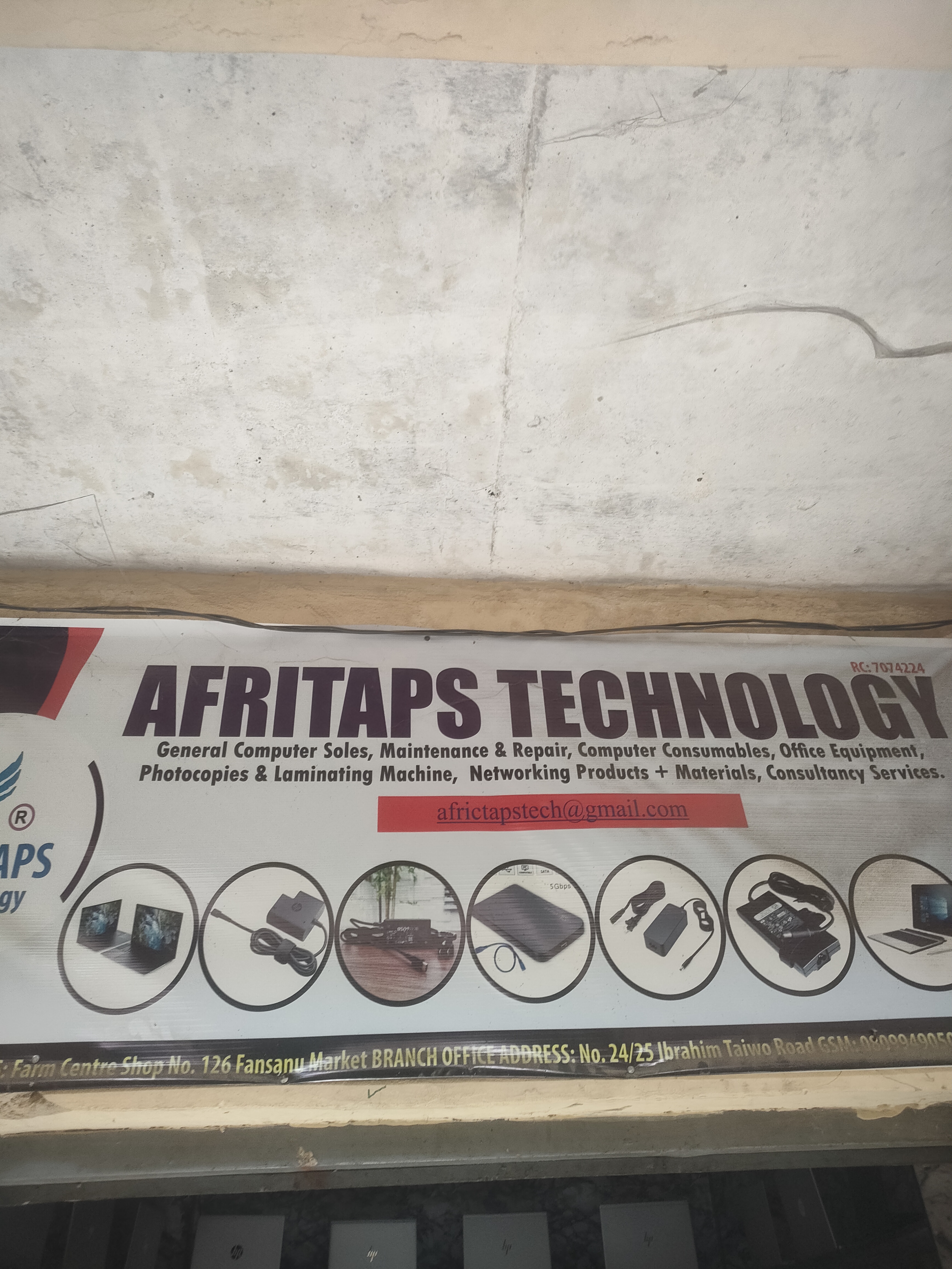 Afritaps Technology  Store Banner